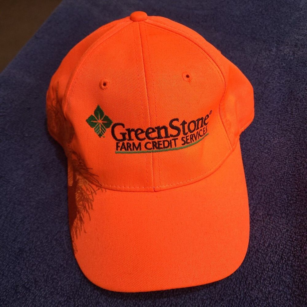 Dri Duck Wildlife Series Hi Vis Orange GreenStone Farm Credit‎ Embroidered Hat